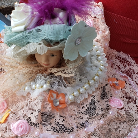 Victorian doll head pin foam cushion - Picture 2 of 8